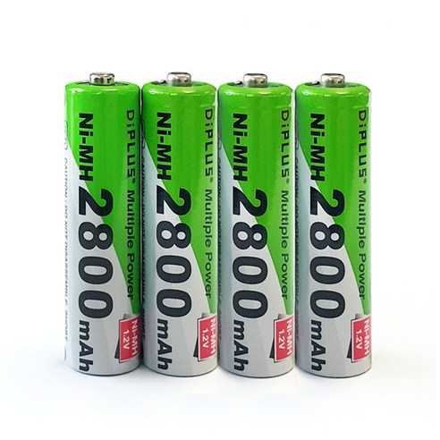 디아이플러스 AA 2800mAh 충전지 4알 에네루프프로aa4알