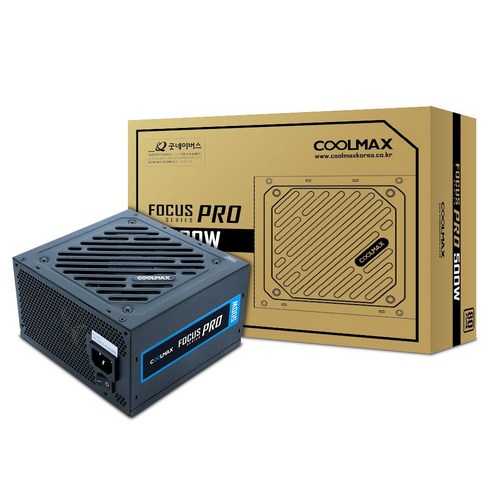 COOLMAX FOCUS PRO 500W 파워서플라이, 1개