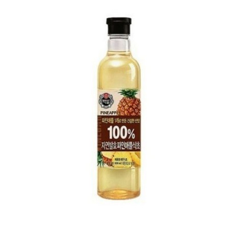 백설 100% 자연발효 파인애플 식초 2병, 800ml 천연식초 백설 100% 자연발효 파인애플 식초 2병, 800ml 천연식초