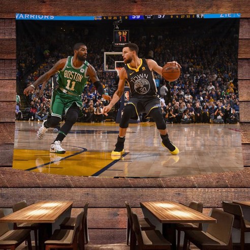 스노우드림 NBA 스타 James/ Stephen Curry 농구 패브릭 포스터 태피스트리, KJ21, 옵션3