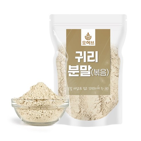 오허브 볶은 귀리 오트밀 가루 분말 1kg 미숫가루, 볶은귀리가루 1kg, 1개