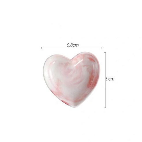 FREELIFE 세라믹 접시 세트 노르딕 플레이트 창의 YZ-591, 4 inch Pink-429