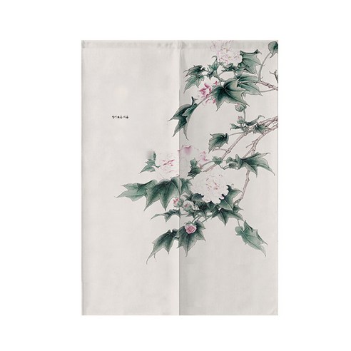 DFMEI.문발.Curtain --새 문발 패브릭 거실 서재 풍수 커튼 가정용 주방 칸막이 커튼 바람커튼에 구멍을 뚫지 않는다., DFMEI.모호한 향기, wine_165184198781aaaa_00003{70
