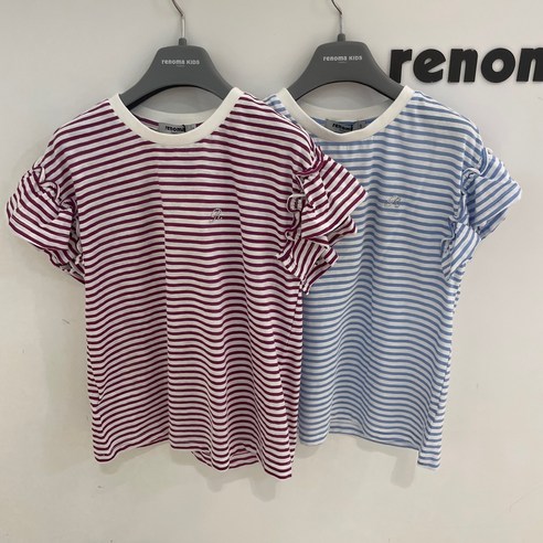 레노마키즈 스트라이프 날개티셔츠 R2222T168