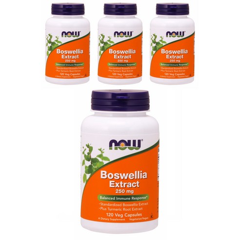 나우푸드 보스웰리아 추출물 250mg 베지 캡슐, 4개