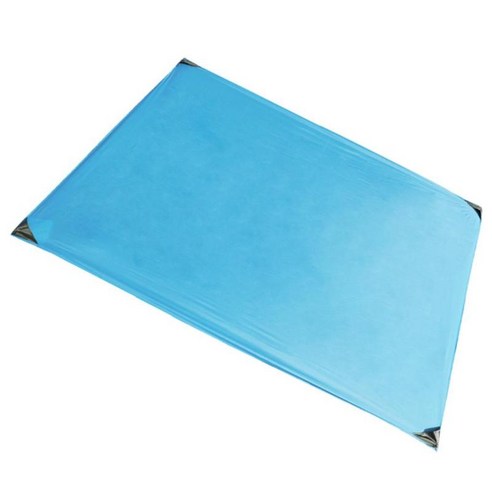 여행 피크닉을 위한 방수 포켓 비치 담요 휴대용 텐트 지상 시트 양산 방수포 발자국, 나일론, Blue-150x180cm