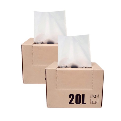 (에스디) 사각롤 쓰레기봉투/분리수거봉투 (투명), 70매, 20L-2개
