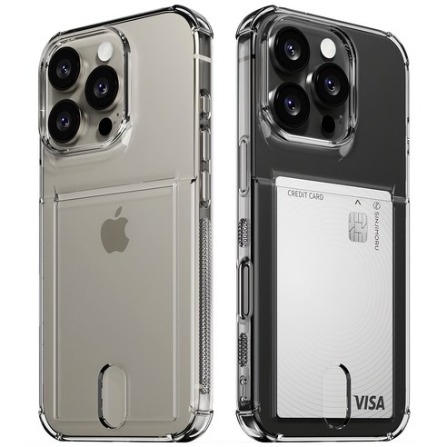 "내 아이폰, 이제 카드지갑 걱정 없이 든든하게!": 신지모루 에어팁 케이스 솔직 후기 아이폰16프로범퍼케이스