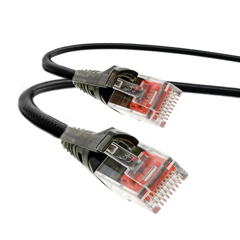 LS전선 CAT.8 랜선 40Gbps 초고속 인터넷 랜케이블 슬림 2.8mm 50U 금도금 KC인증