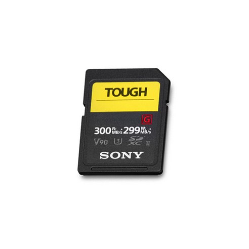 [소니 정품] SF-G128T 터프 메모리 + 케이스 / SDXC Class10 TOUGH UHS-II U3 V90/ED, SF-G128T TOUGH 128GB UHS-ll U3