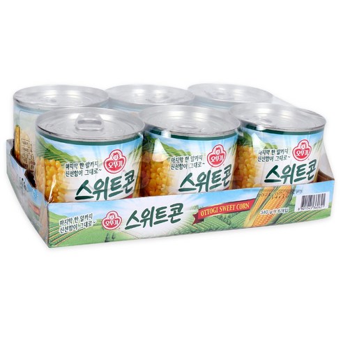 오뚜기 스위트콘 통조림, 340g, 6개