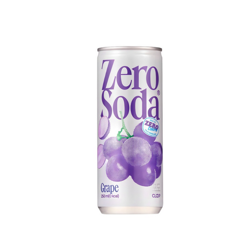 클룹 제로소다 포도, 250ml, 6개