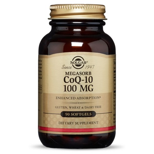 솔가 메가솔브 CoQ-10 100mg 소프트젤, 1개, 90정 코엔자임