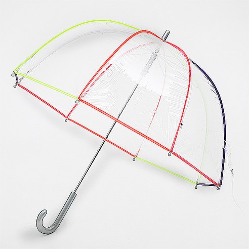 맑은 하늘을 담은 듯 투명한 우산, totes 학생용 돔형 장우산 A238 토스우산