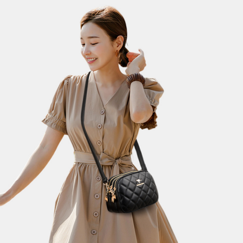 캥거루사계절 가벼운 미니 여성 퀼팅가방