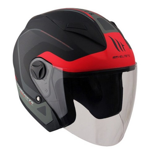 MTHELMETS BOULEVARD 헬멧, CROSSROAD BLACK + RED
