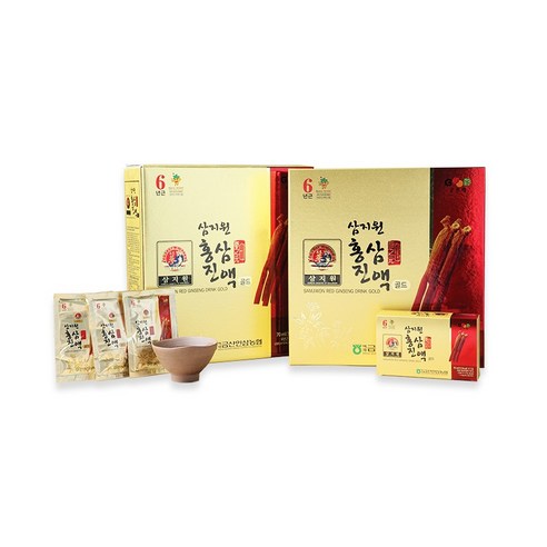 [백제금산인삼농협] 6년근 삼지원 홍삼진액골드 70ml x 30포, 70ml, 30개 - 홍삼/인삼 | 쿠팡