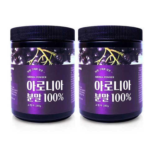 헬로우그린 아로니아 분말, 2개, 280g