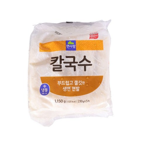 면사랑 냉동 칼국수 1.15kg, 15개