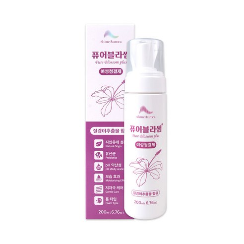 샤인오로라 퓨어블라썸 여성철결제 200ml, 1세트