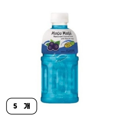 모구모구 블랙커런트 320ml, 5개