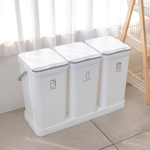 좁은 집도 깔끔하게! 내 손으로 완성하는 분리수거 인테리어 3단분리수거함