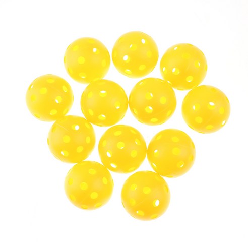 50pcs 26홀 연습 스포츠 볼 탄성 중공 실내 골프 트레이닝 볼, type0