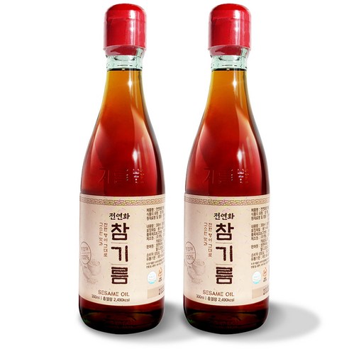 시장쏙 전연화 참기름, 1개, 300ml