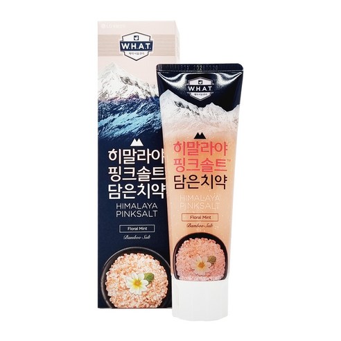 [엘지생활건강] 죽염 히말라야 핑크솔트 담은 치약 플로럴민트 100g x3개, 3개