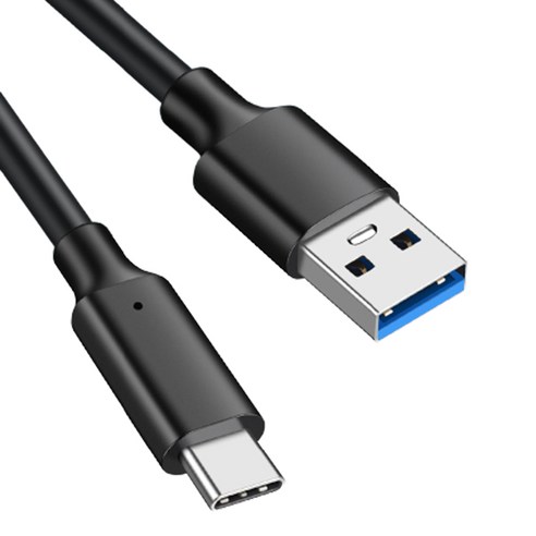 빠른 데이터 전송과 고속 충전을 지원하는 바라보고 USB3.2 C타입 고속충전케이블 10Gbps