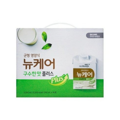 뉴케어 구수한맛 플러스 200mL x 16입 1박스~4박스, 32개