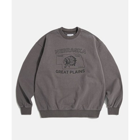 ESPIONAGE Nebraska Heavyweight Sweatshirt Fog