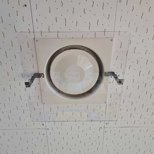 에어컨닥터 에어컨바람막이 윈드바이저 염가형 출시, 사각 디퓨져 4.5mm 일반형(외경 300mm), 1개