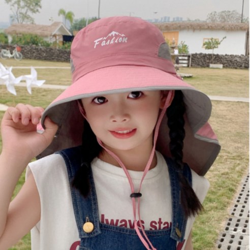 UV 차단 아쿠아 플랩캡 캡핑 모자