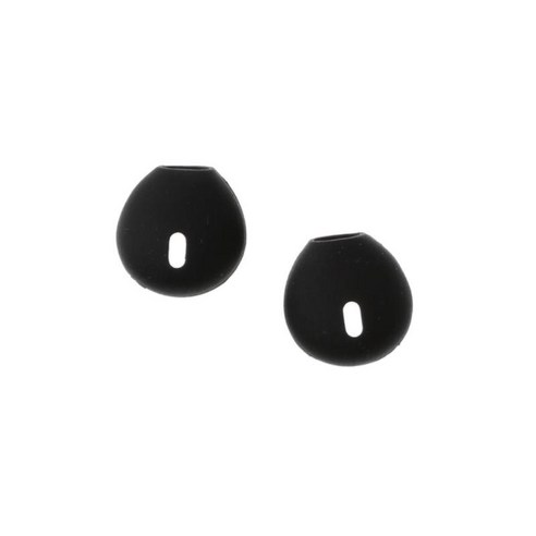 이어 커버 1 쌍의 소프트 젤 이어 젤 이어팁 헤드폰 커버, 블랙, 1.7 × 1.6 × 0.8cm, 실리콘
