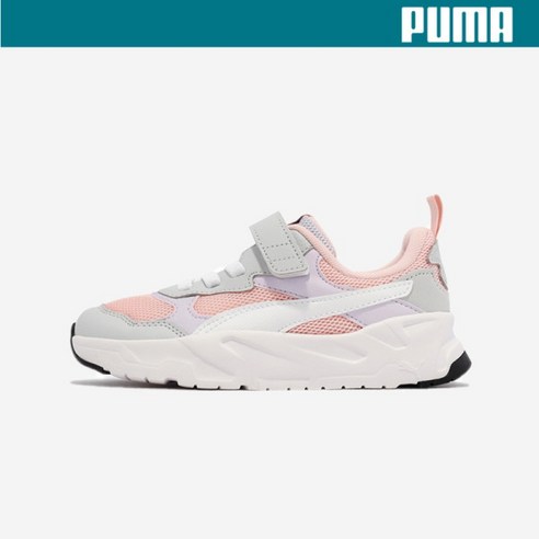 푸마 아동용 Trinity AC + PS 운동화 3908390 170, Rose Dust + PUMA White + Platinum Gray + Spring Lavender(39083904) 섬네일