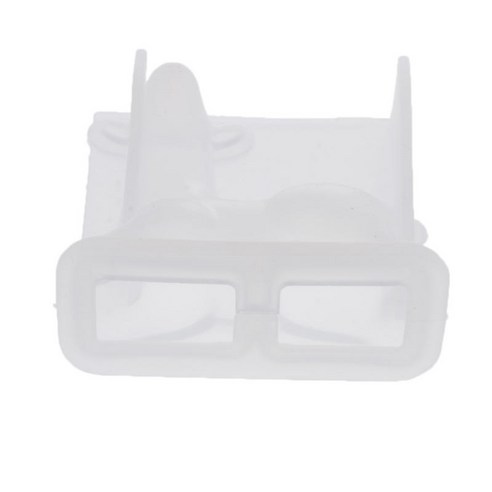 Ursmart 사슴 모양 실리콘 금형 점토 수지 주조 공예 금형 촛불 만들기 도구, 5.3x6.4cm, 클리어