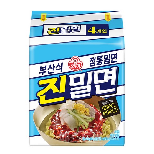 오뚜기 진밀면 멀티팩 540g, 1팩