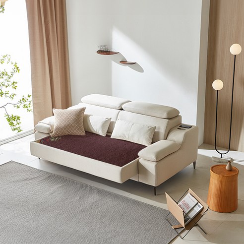 디바노릴랙스 3인 패브릭 춘천옥세라믹 온열소파