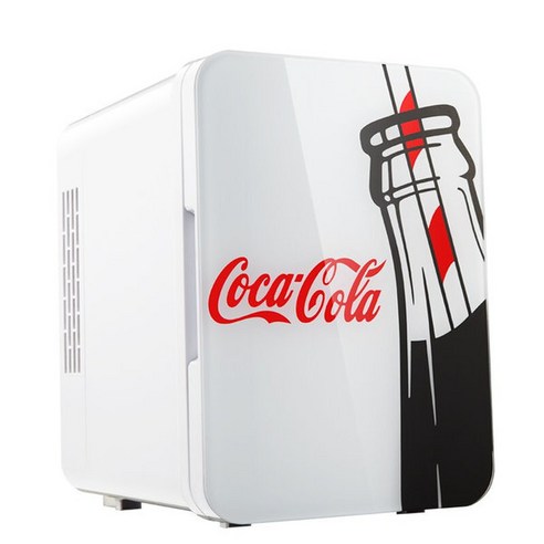 코카콜라 술 음료수냉장고 4L 차량용 냉온장고 화이트, 화이트 미니 냉장고 4L
