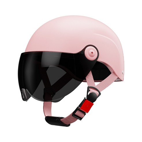 고화질 렌즈 빈티지 자전거 헬멧 전동킥보드 헬멧 – 핑크 자외선 차단 렌즈 포함 
킥보드/스케이트