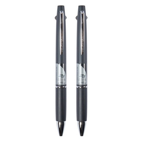 유니볼 제트스트림 멀티펜 0.7mm, 블랙, 2개