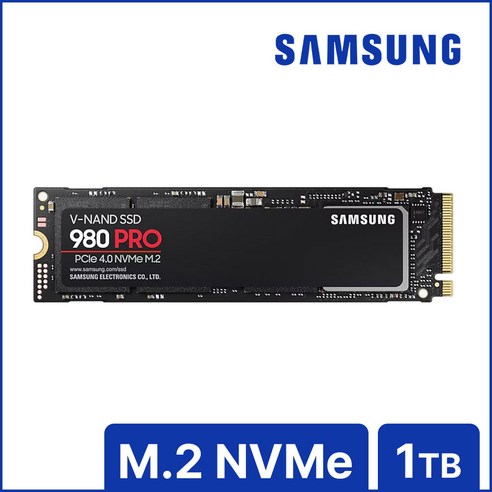 삼성전자 980 PRO NVME M.2 SSD, MZ-V8P1T0BW, 1TB