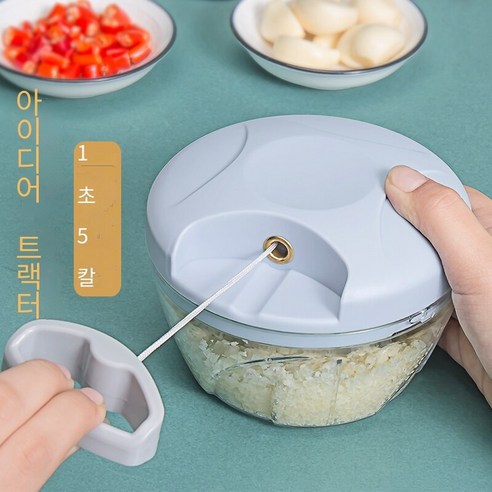 마늘 진흙 인공물 홈 마늘 매터 손 마늘, 헤이즈 파우더500ml【3블레이드】강력한 모델 업그레이