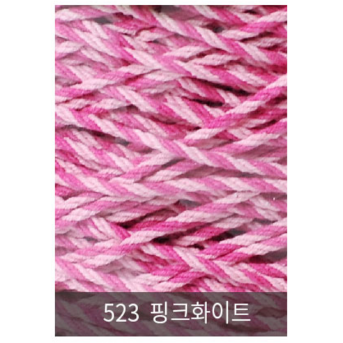 [니터스]동방 24합(1000g) 색사, 523 핑크화이트