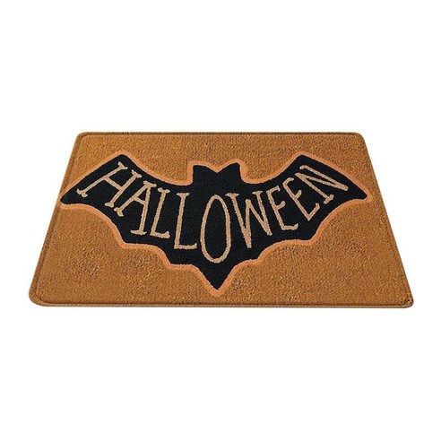 할로윈 Doormat 담요 환영 홈 입구 매트 장식 안티 슬립, 박쥐 50x80cm., 폴리 에스테르