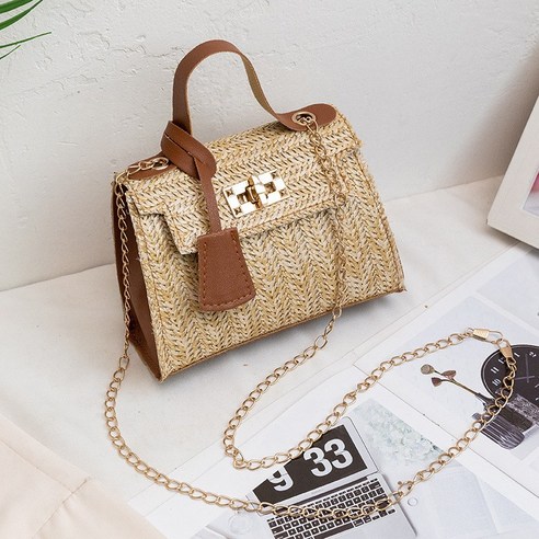 YAPOGI 모든 일치 체인 Crossbody 가방 YAPOGI 여성 핸드백 대외 무역 가방 여성 패션 짠 패턴 켈리 가방 YAPOGI