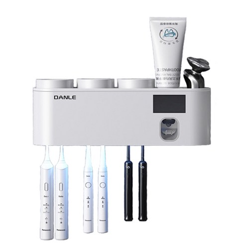 PHILIPS 자외선살균 벽걸이 가정용 칫솔살균기, 블랙