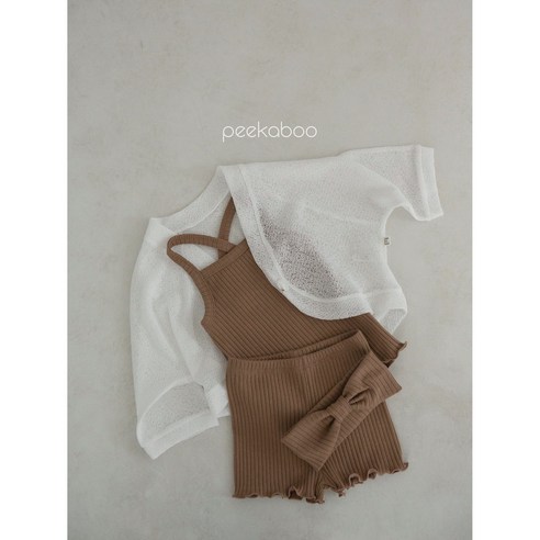 피카부 클로이가디건 아동여름가디건 가오리핏 여아가디건 맘커플가디건