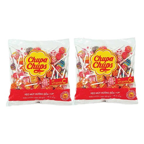 츄파츕스 막대사탕 600g(10g X 60개) X 2봉지, 600g, 2개